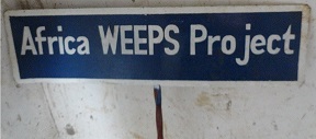 WEEPs Project Sign in Uganda